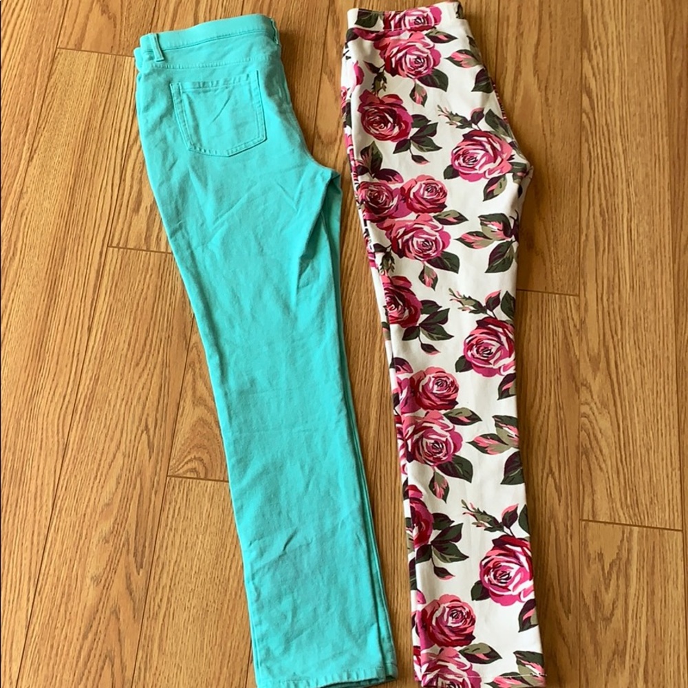 Two pair girls Children’s Place leggings size 16.
